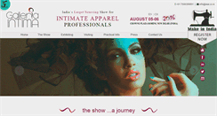 Desktop Screenshot of galleriaintima.com